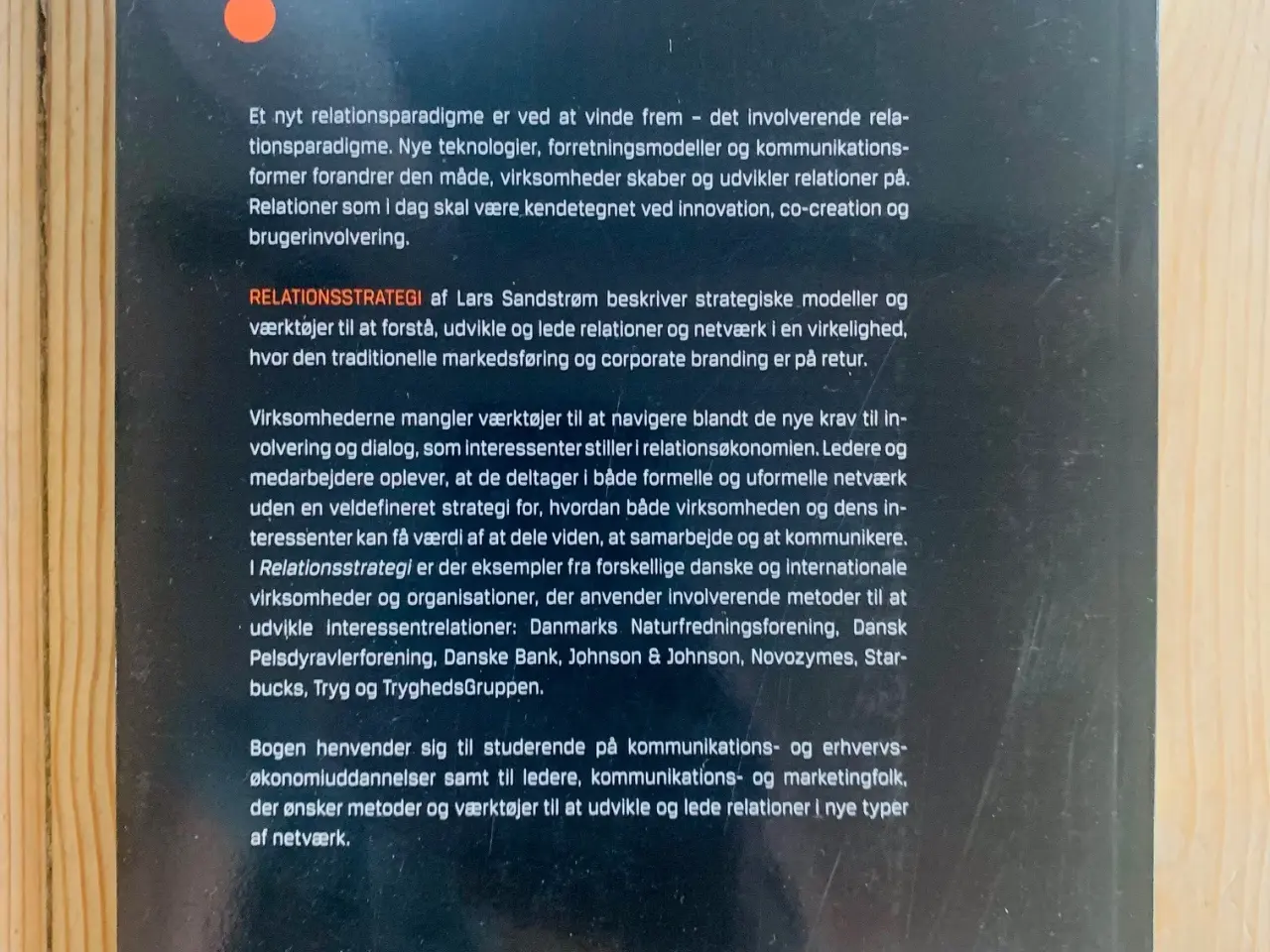 Billede 3 - Relationsstrategi (Lars Sandstrøm, 2012)