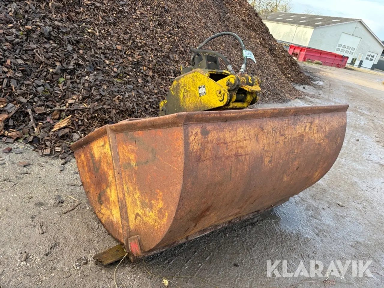 Billede 4 - Hydraulisk klemgrab BSV 70 + 150 cm 2 styk skovlsæt