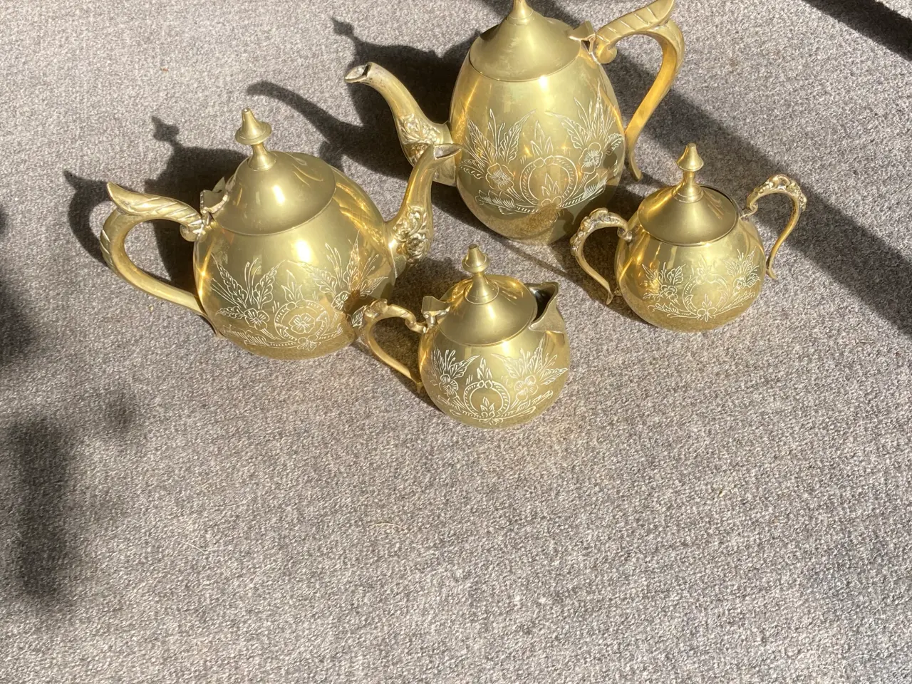 Billede 1 - Kaffesæt i sølv.-.