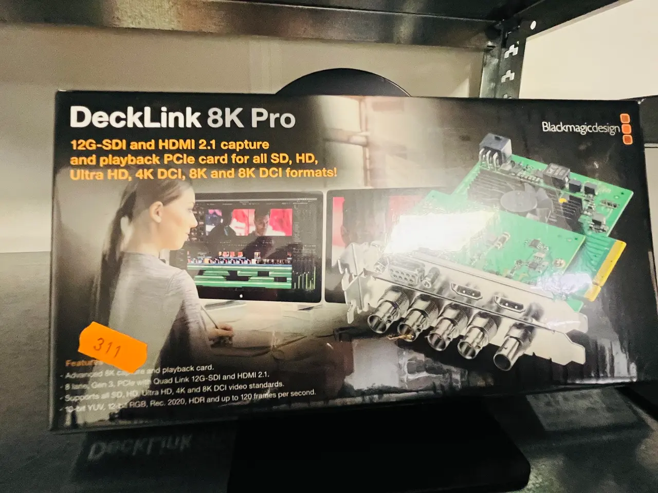 Billede 1 - PCIe capture card BLACKMAGIC DeckLink 8K Pro