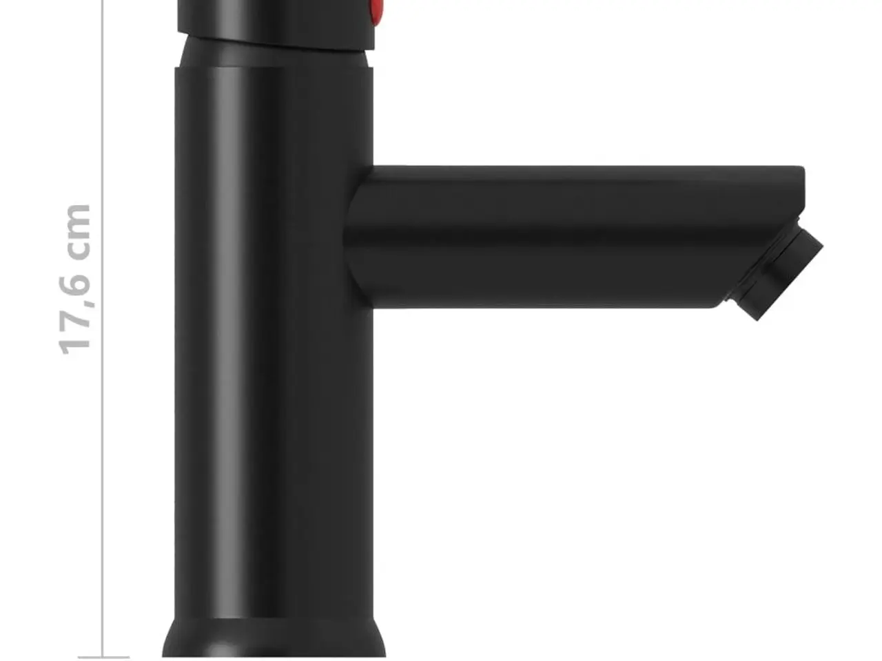Billede 5 - Håndvaskarmatur 130 × 176 mm - sort blandingsbatteri