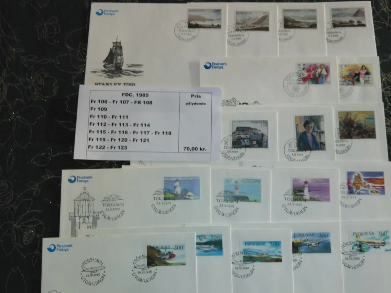 Billede 7 - FR. FDC. 1976-86 til stærk nedsat pris fra 