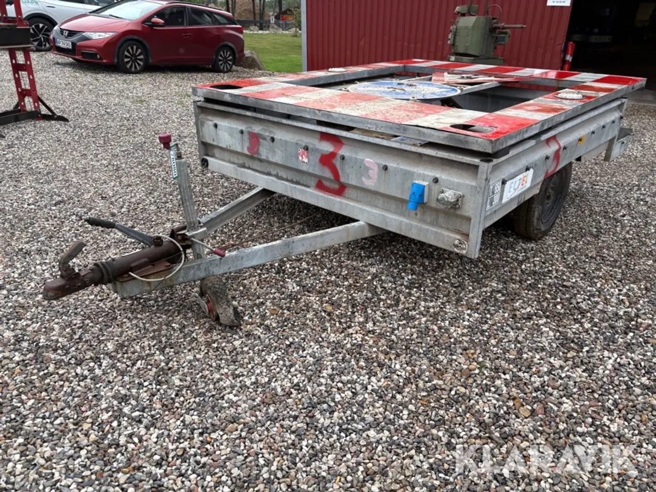 Billede 1 - Skiltevogn / afspærringsvogn PMV 1300