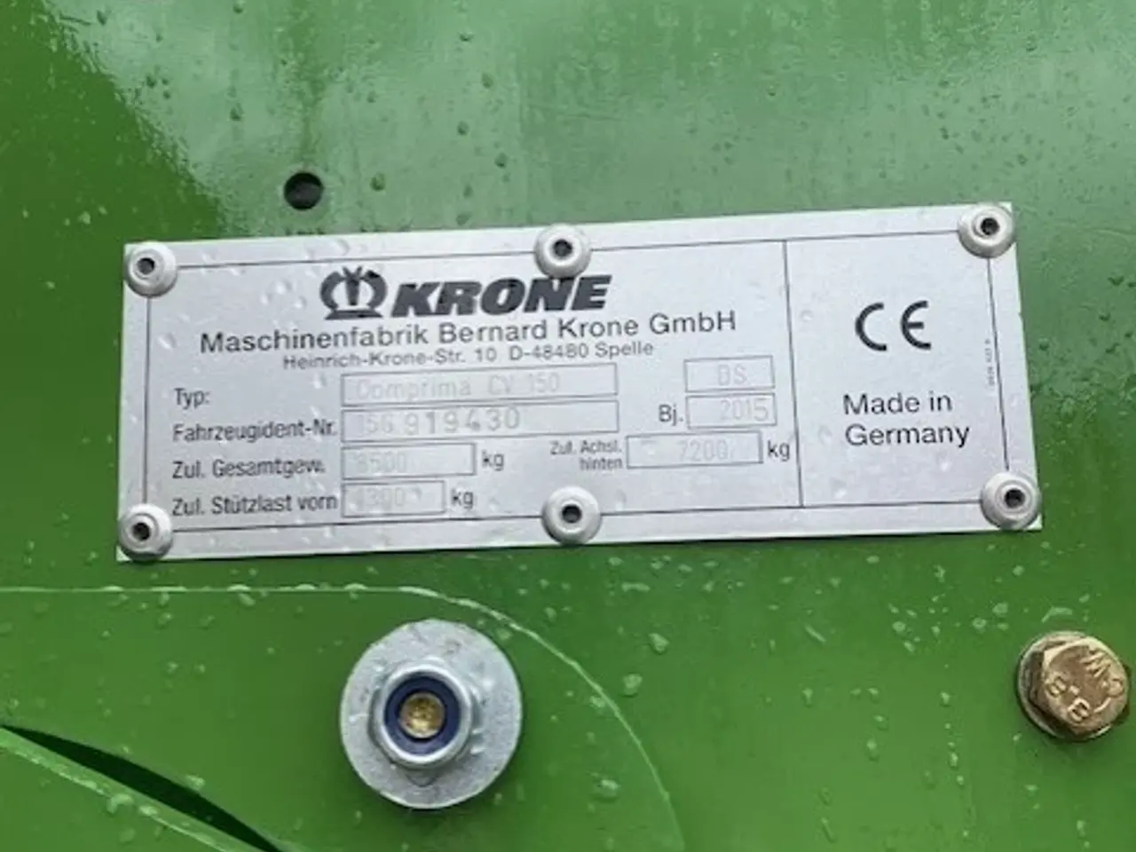 Billede 5 - KRONE CV 150 XC Extreme