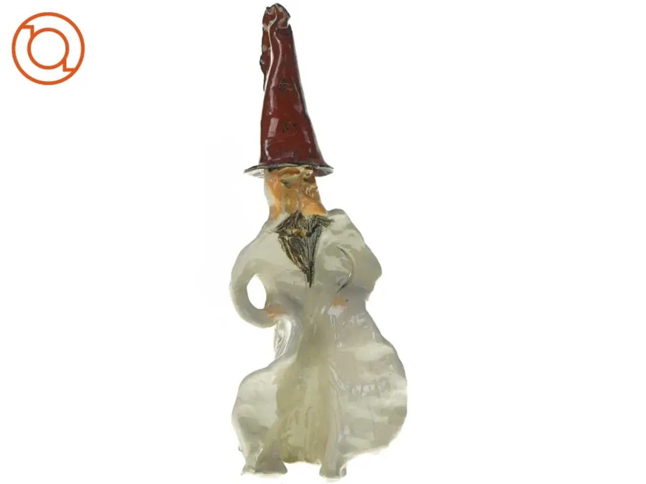 Billede 2 - Vintage gammel keramik nisse skulptur (str. 30 cm)