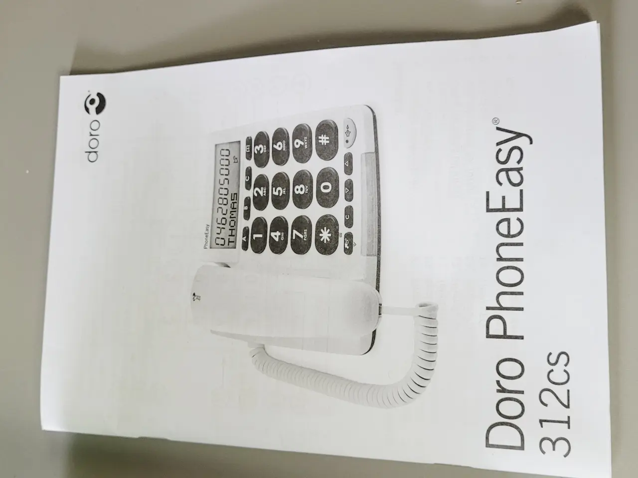 Billede 8 - ⭐️· Doro PhoneEasy 312cs - Seniorer