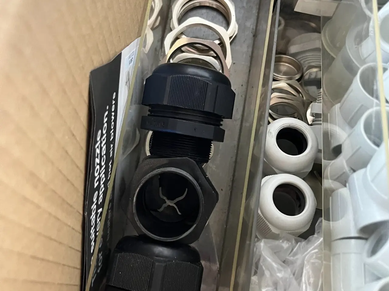 Billede 19 - Detzel Univolt kabel Gland parti PG21 PG29 Plastic