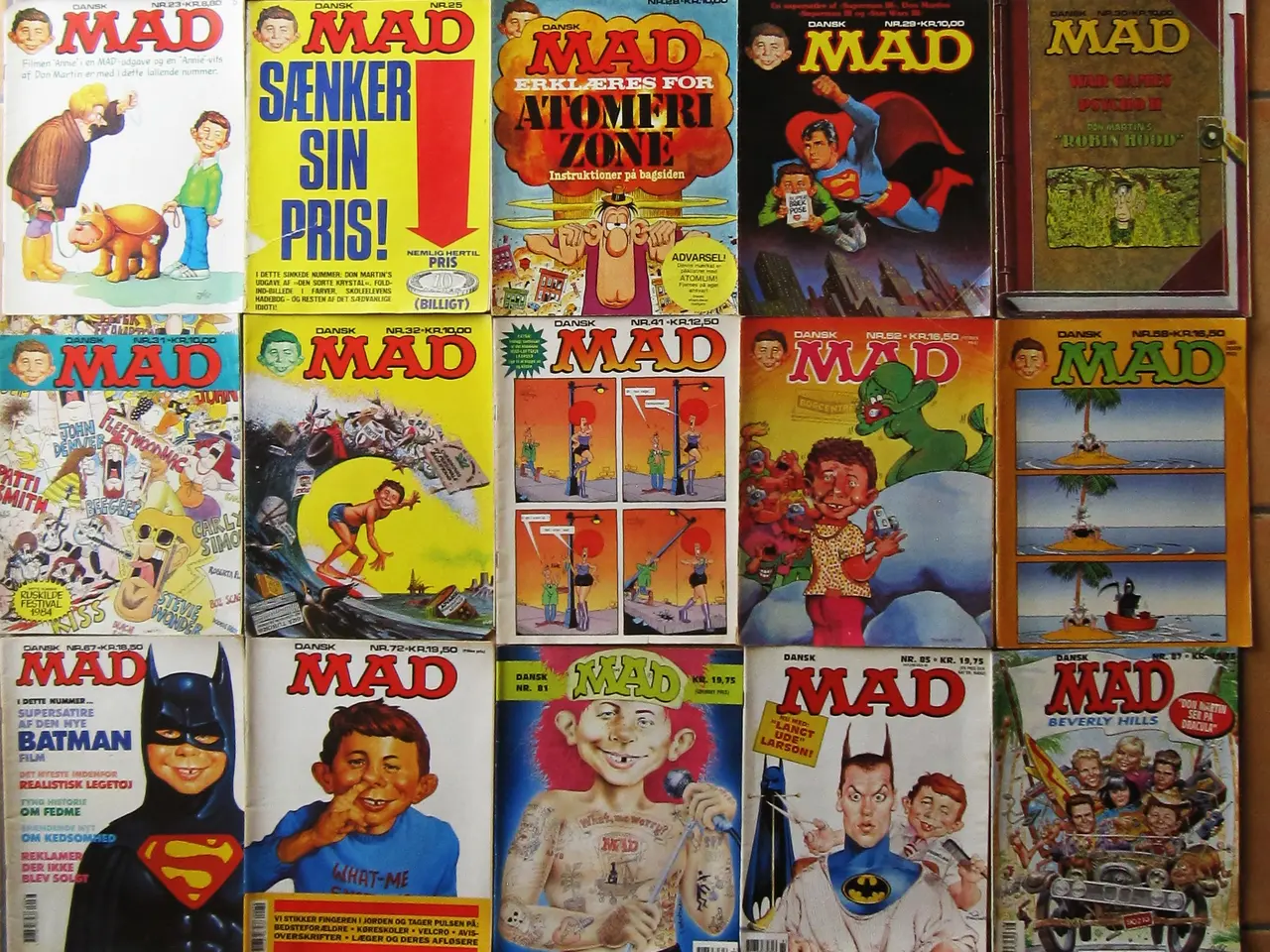 Billede 1 - Her sælges Dansk MAD, MAD USA, Don Martin og MAD L