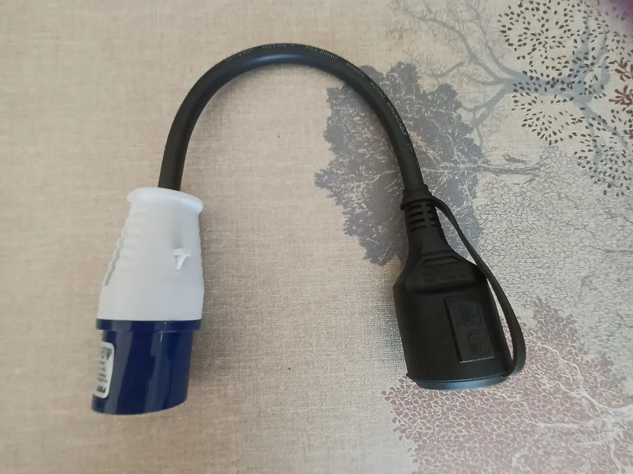 Billede 1 - CEE adaptorkabel Til camping 