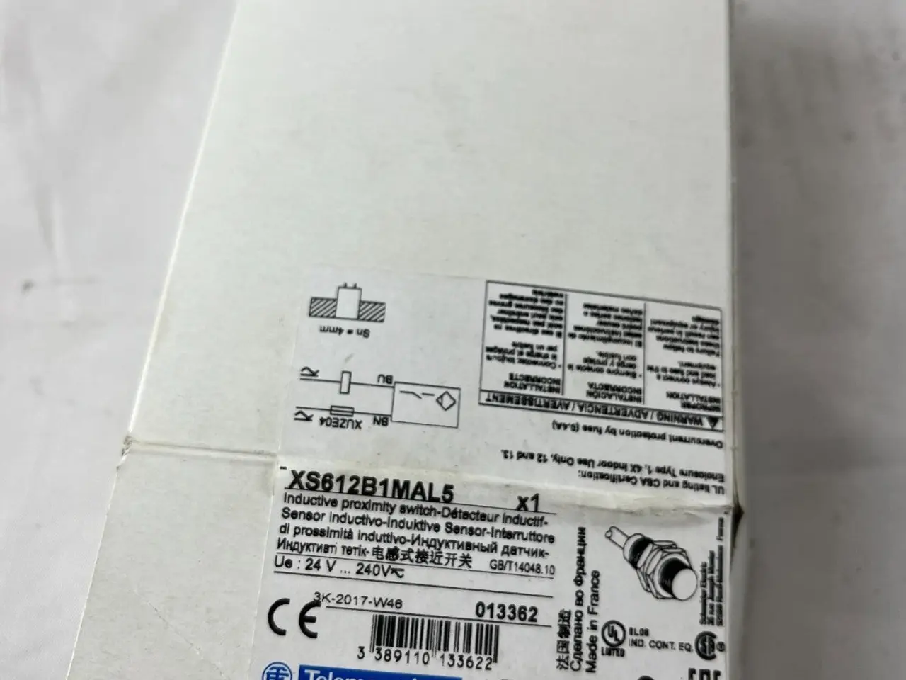 Billede 4 - Schneider XS612B1MAL5 Proximity Sensor M12 4mm 5m