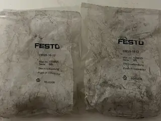 Festo CRQS-16-12 130655 Push-In stik Pneumatic 2x