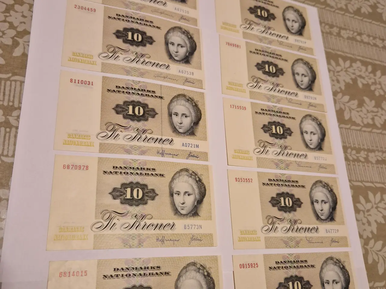 Billede 3 - Gamle pengesedler 10 kroner