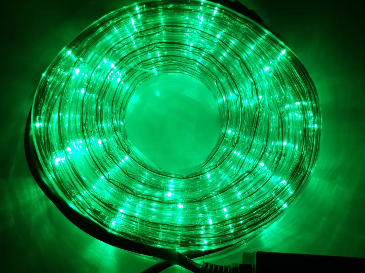 Billede 1 - 10m LED GRØN Kæde / Julelys