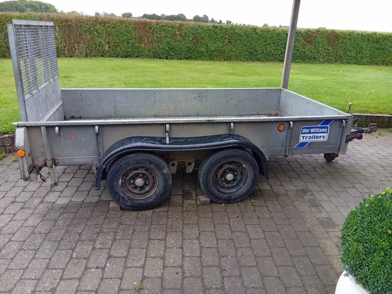 Billede 1 - Maskintrailer, ny metalbund, samt led-lys komplet