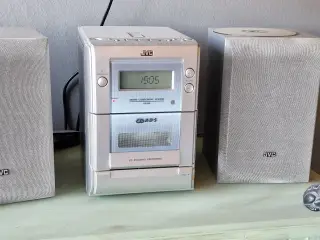 Mini anlæg med fjernbetjening