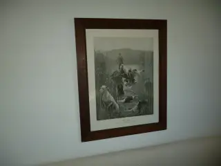 Retro Jagthunde motiv sælges.