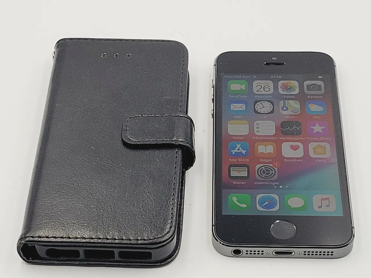 Billede 1 - ⭐️· 📱 iPhone 5S (Model A1457) inkl. Sort Etui