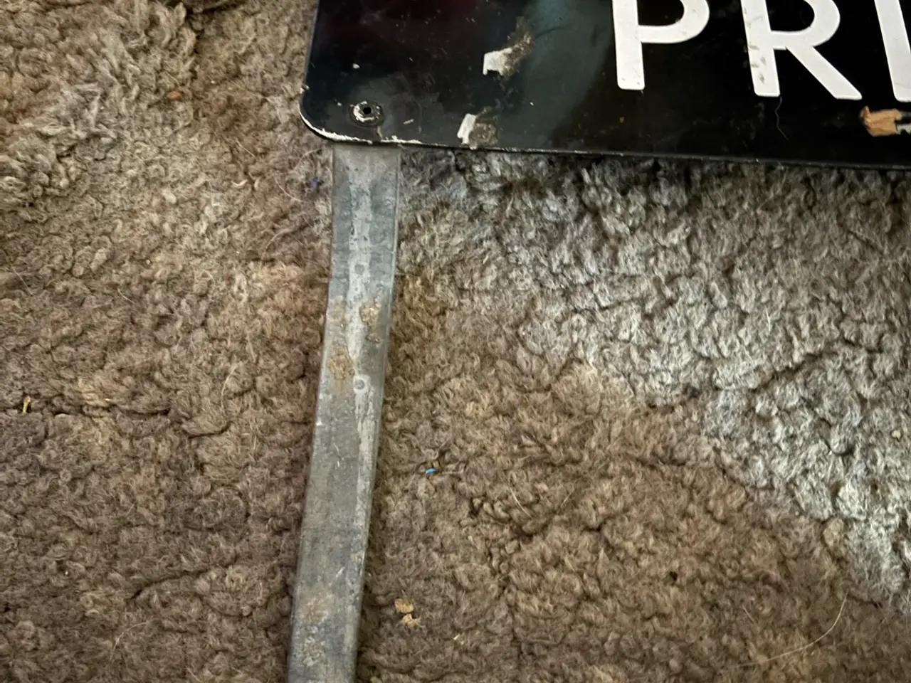 Billede 3 - Privat skilt i metal 