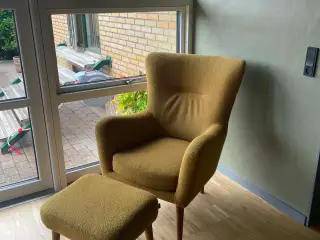 Loungestol m. Skammel