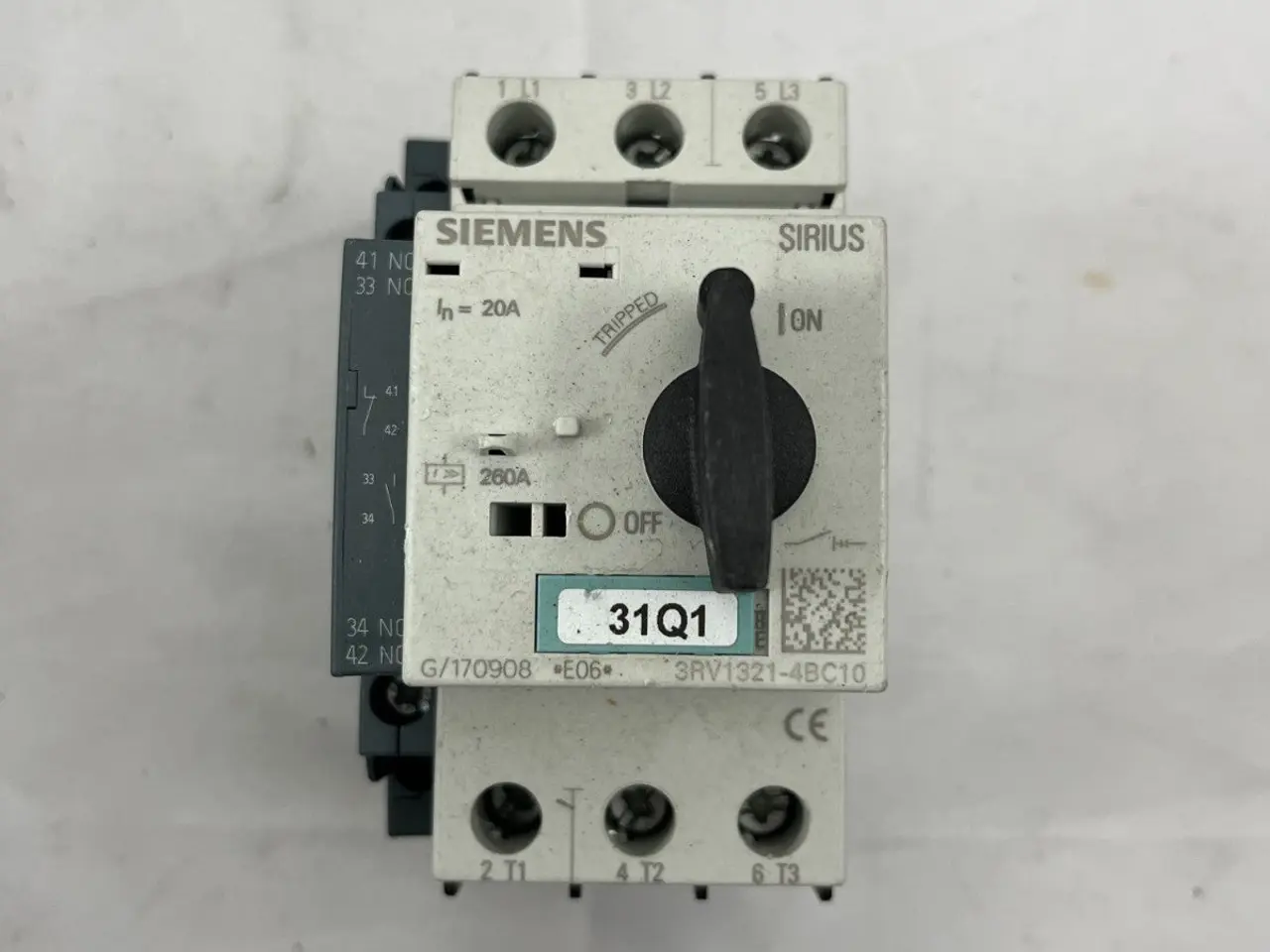 Billede 2 - Siemens SIRIUS 3RV1321-4BC10 Motor Protection 20A,