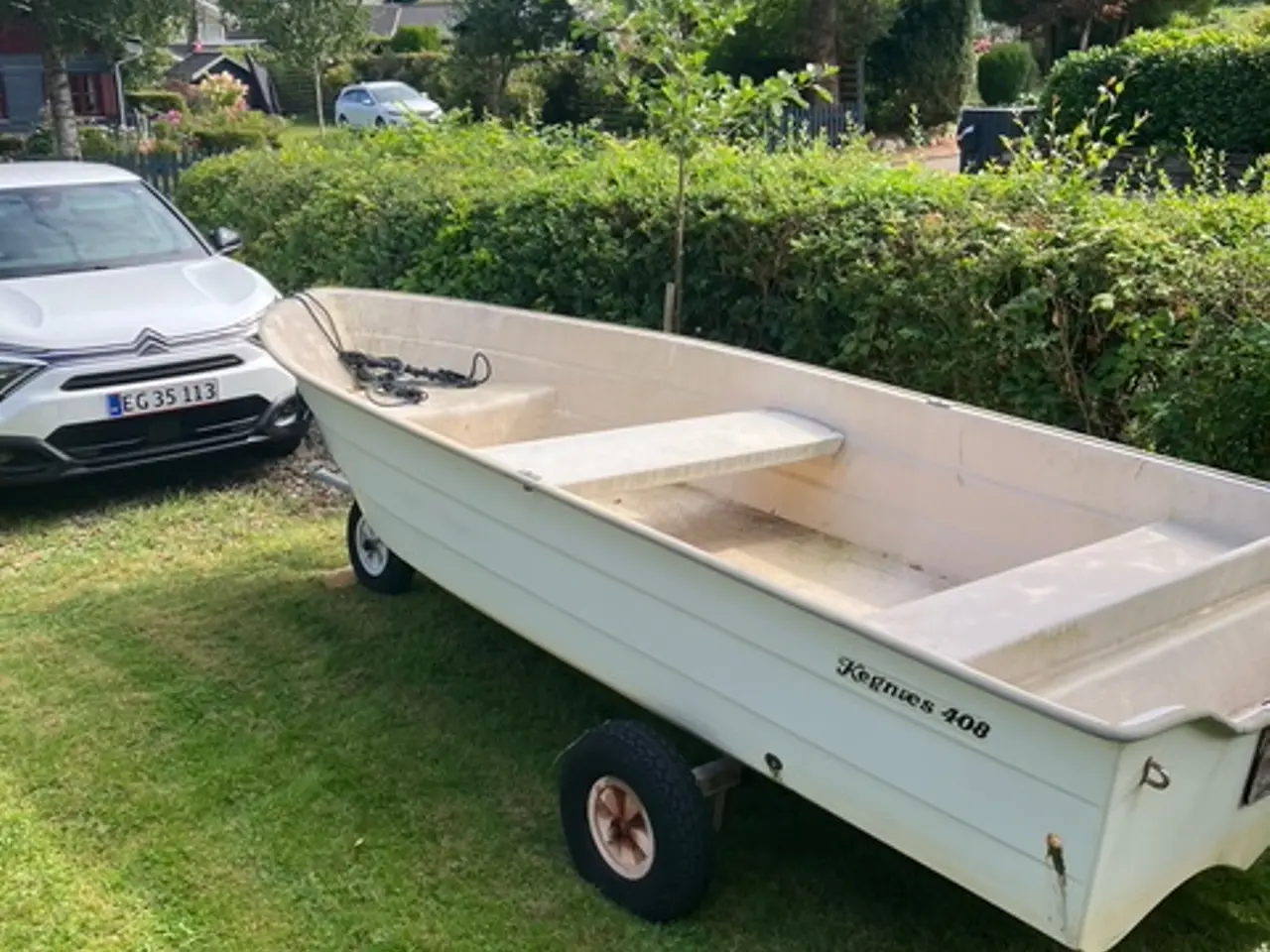 Billede 2 - Jolle, motor og bådtrailer