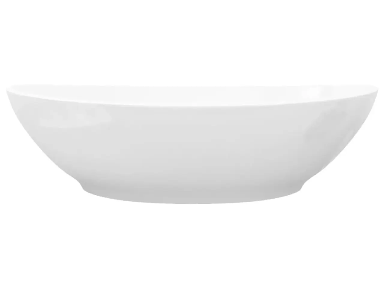 Billede 5 - Keramisk luksushåndvask - oval, hvid 40 × 33 cm