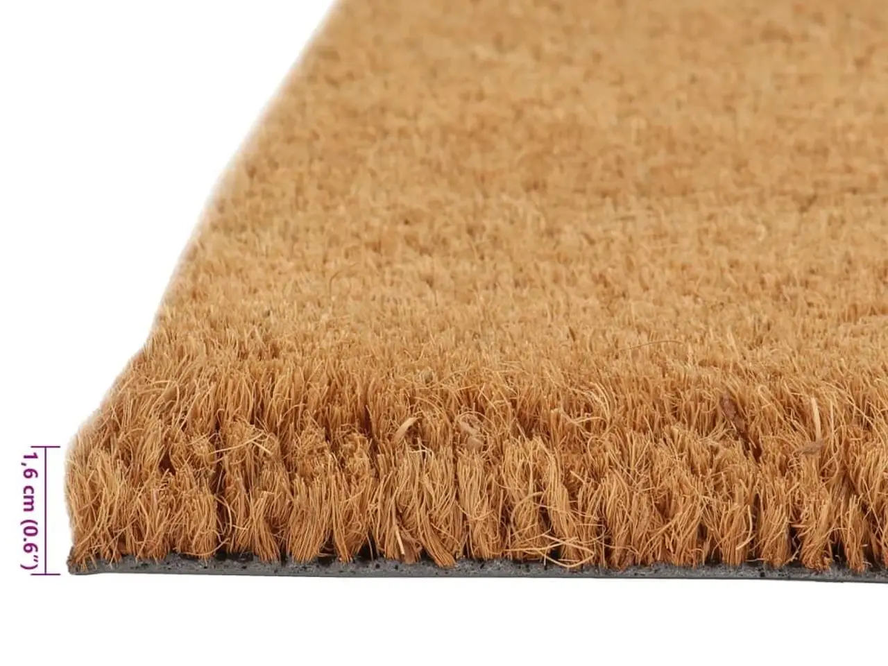Billede 6 - Dørmåtte i kokosfibre 100 x 200 cm - naturfarvet