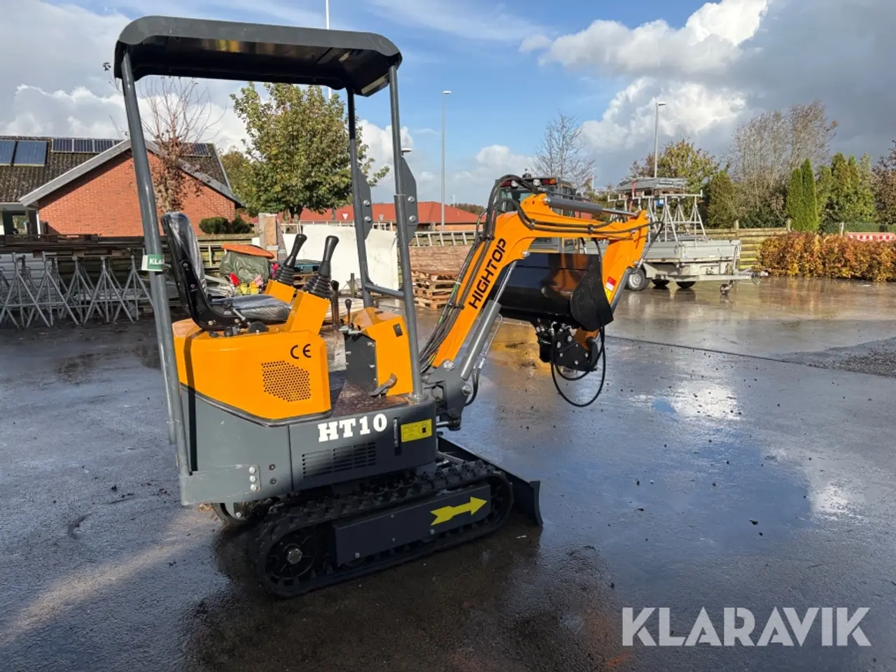 Billede 3 - Minigraver med redskabspakke Hightop HT10