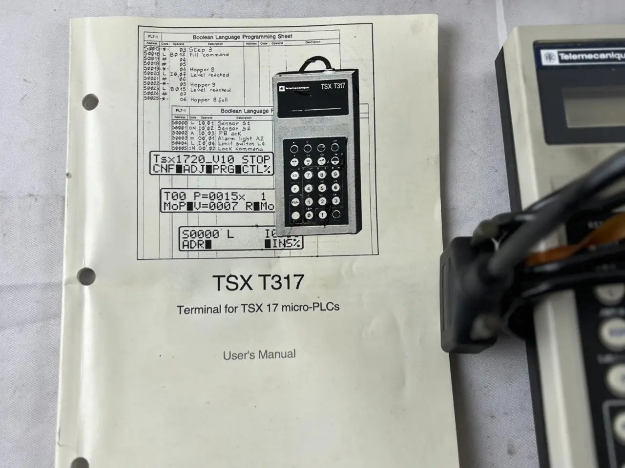 Billede 3 - Telemecanique TSX T317 Programming Terminal for w.