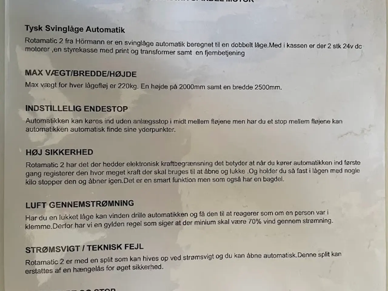 Billede 2 - Dobbelt lågeåbner fra HØRMANN