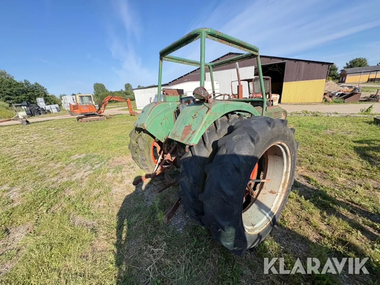 Billede 3 - Veterantraktor Deutz D500G Tvillinghjul og frontlæsser