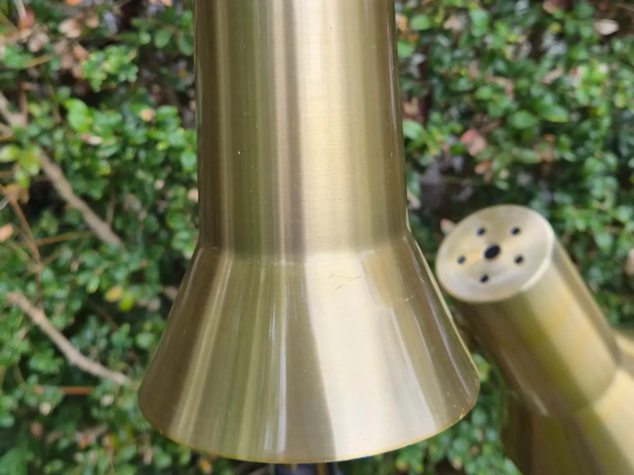 Billede 4 - Flot, unik gulvlampe i messing