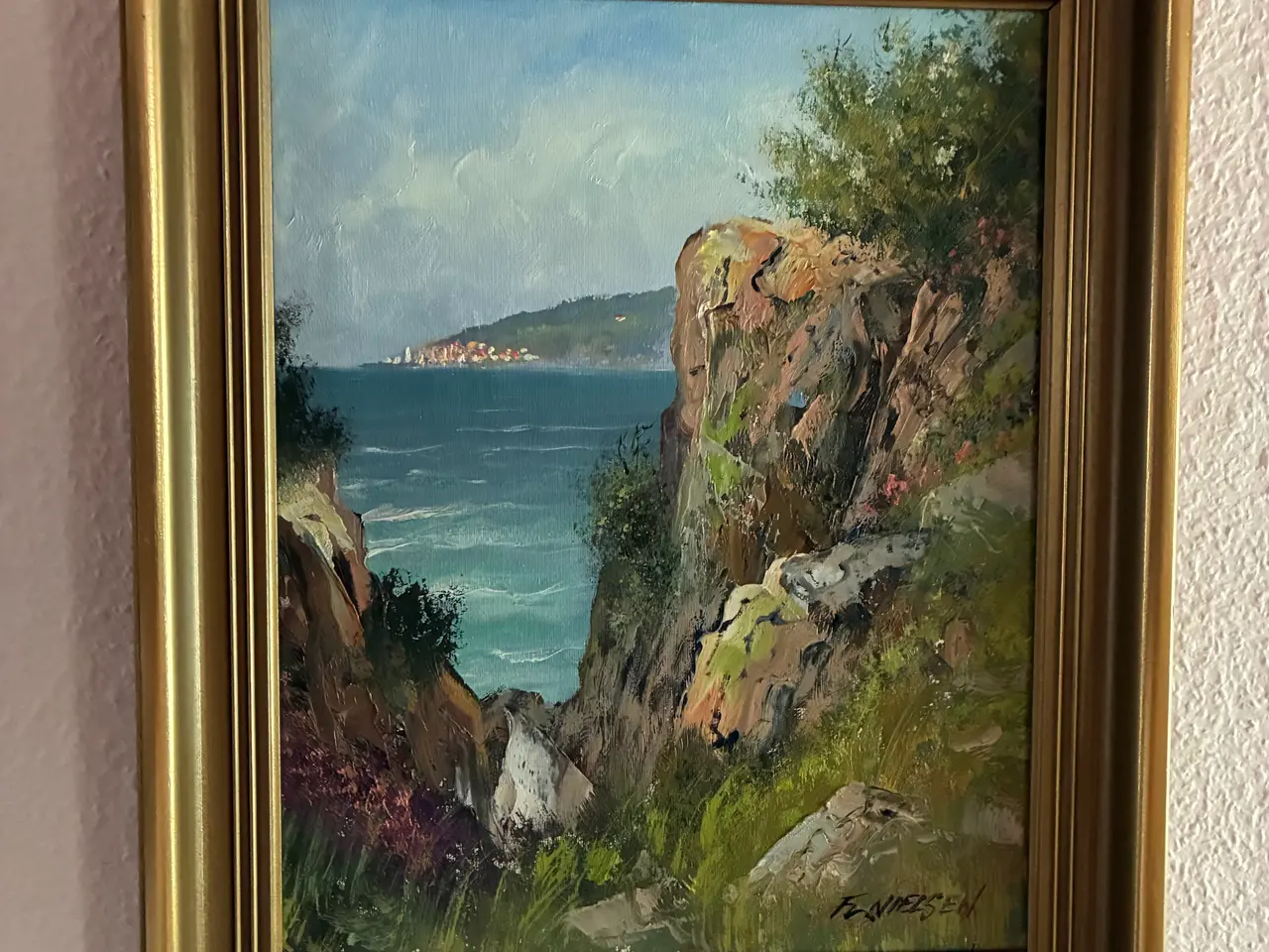 Billede 1 - Oliemaleri af Flemming Nielsen