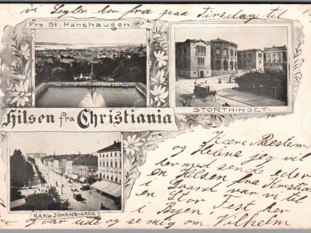 Billede 1 - Hilsen fra Christiania - Norge - Brugt - Fold !