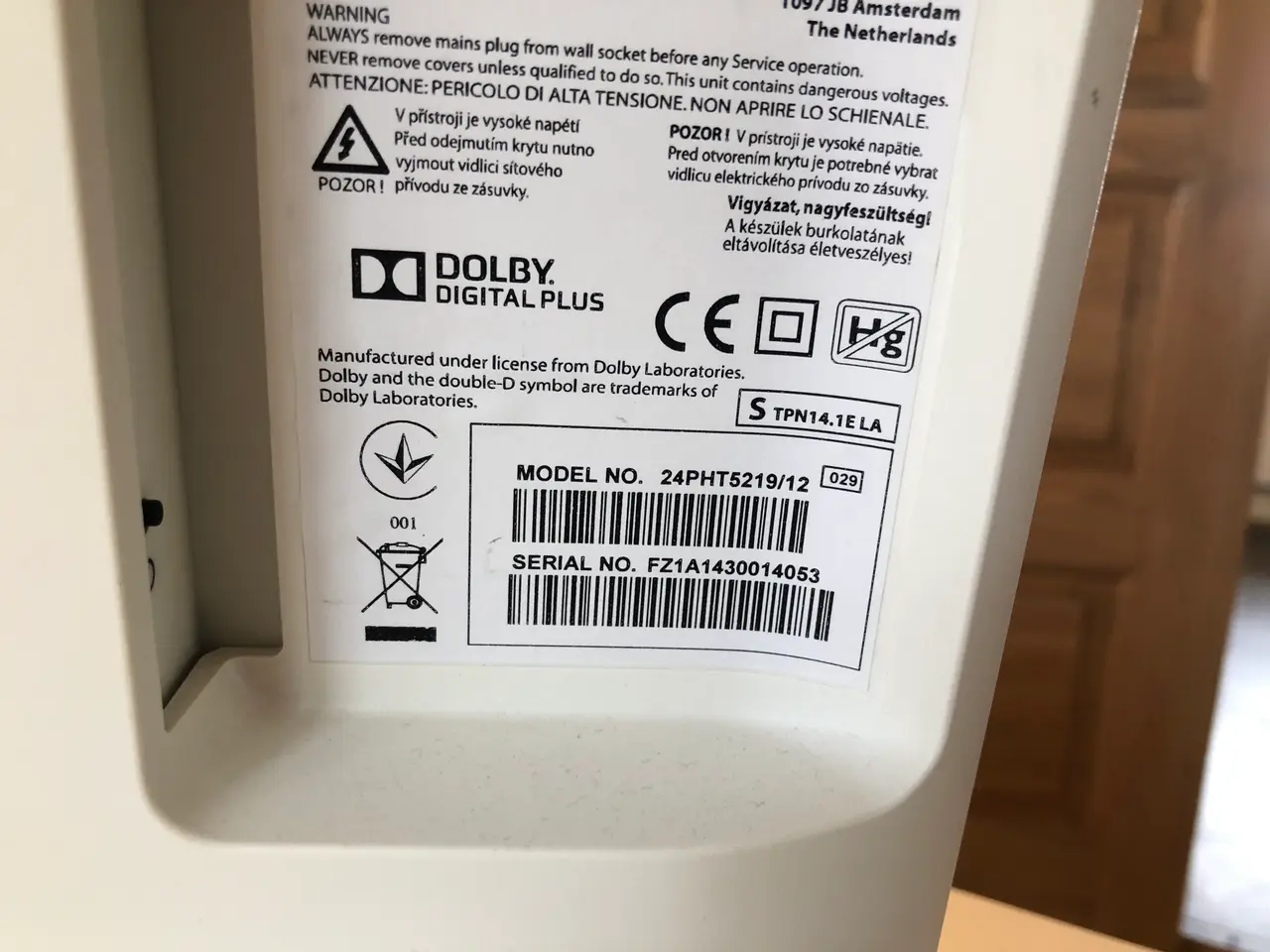 Billede 7 - Philips 24" fladskærms TV hvid