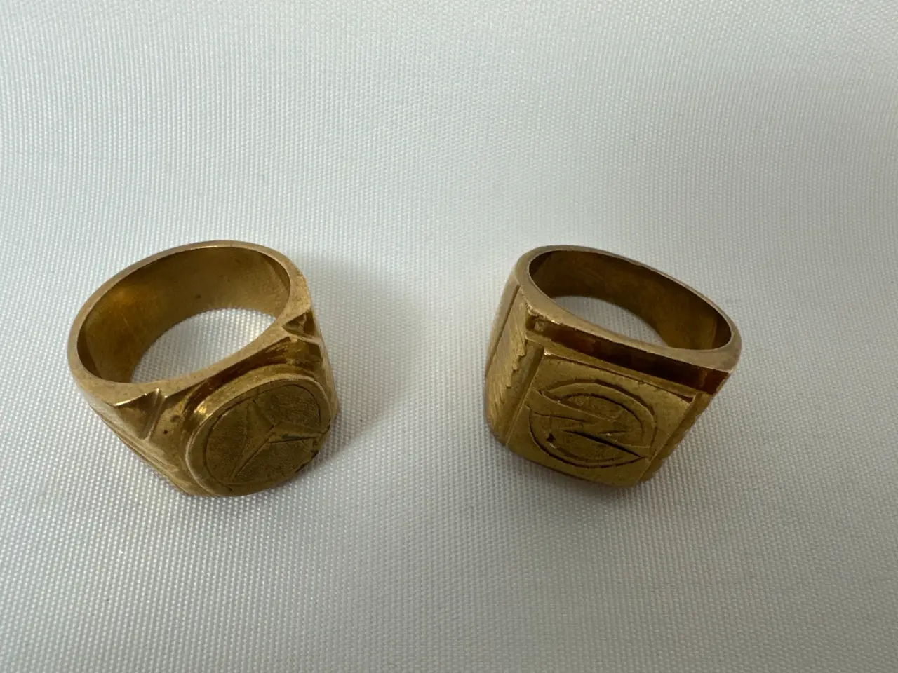 Billede 2 - 2 stk. messing ringe 