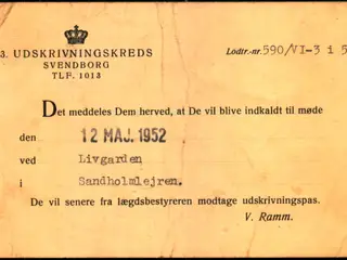 3 de Udskrivningskreds - Svendborg - u/n - Brugt