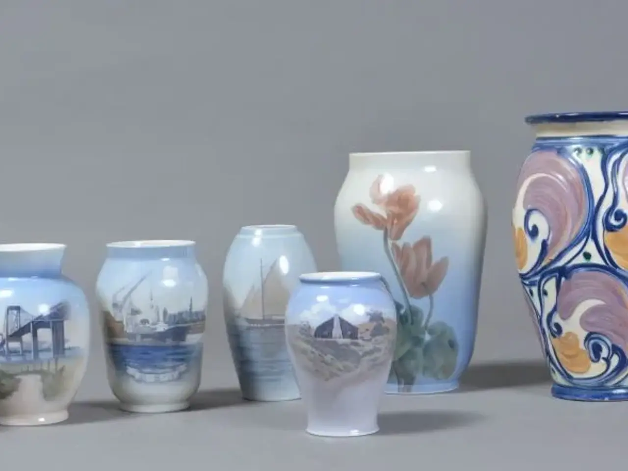 Billede 3 - flot B & G vase ; SKAL SES !