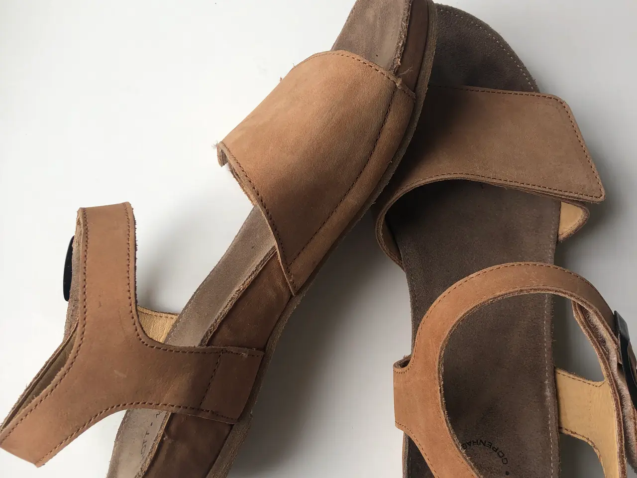 Billede 3 - Cashott sandal str 38, farve: brandy