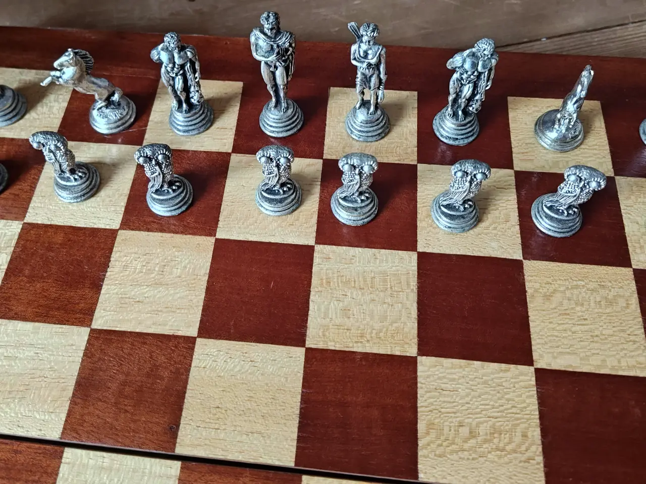 Billede 2 - Skak og Backgammon Brætspil med Marinakis brikker