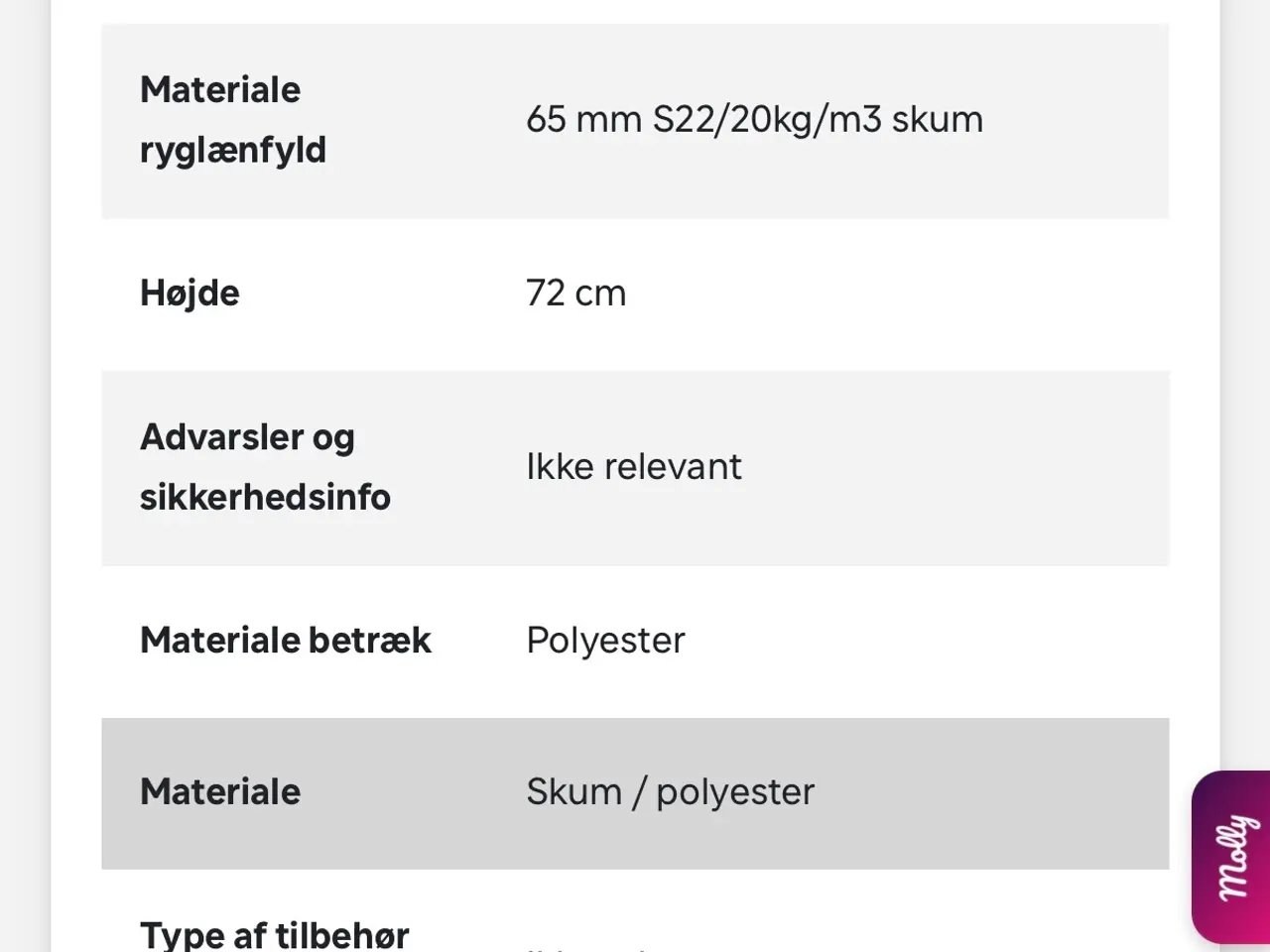 Billede 2 - sofa med chaiselong