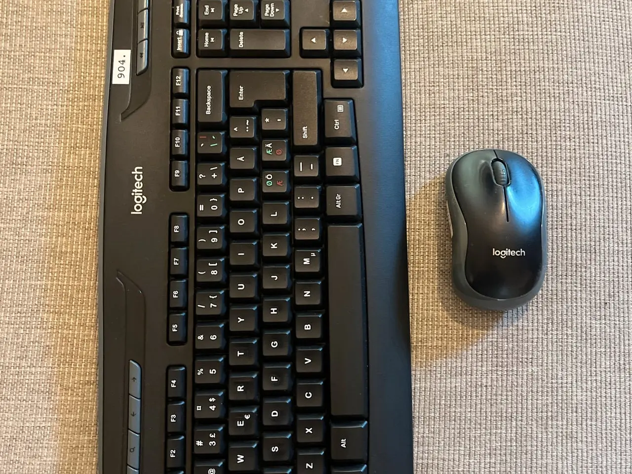 Billede 1 - Logitech trådløst tastatur og mus (M185)