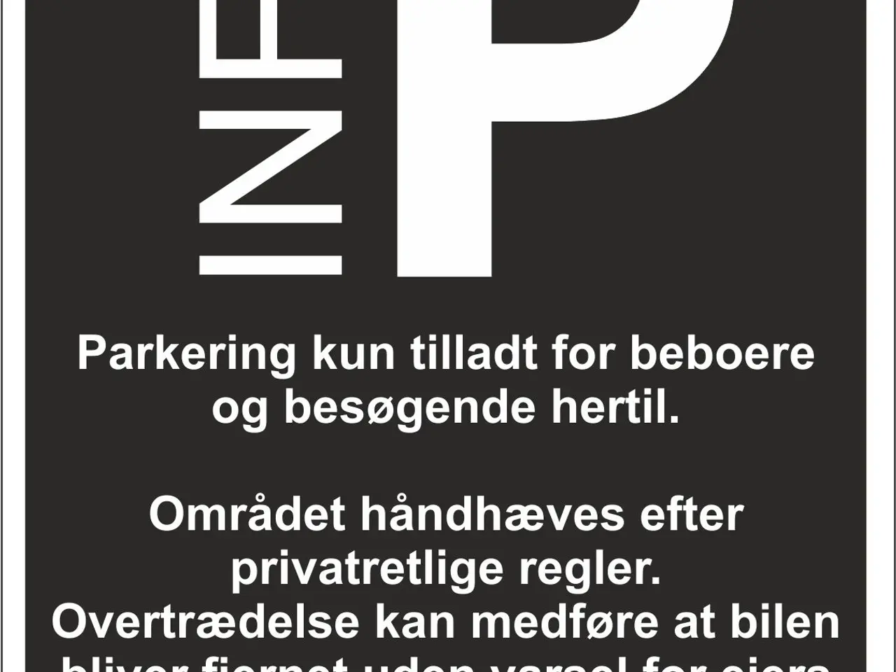 Billede 13 - Nye P-skilte med forskellige tekster