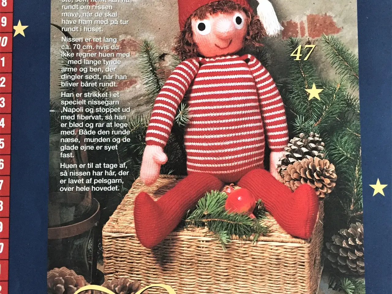 Billede 9 - Smuk hæklet juledug, julebroderier m.m.