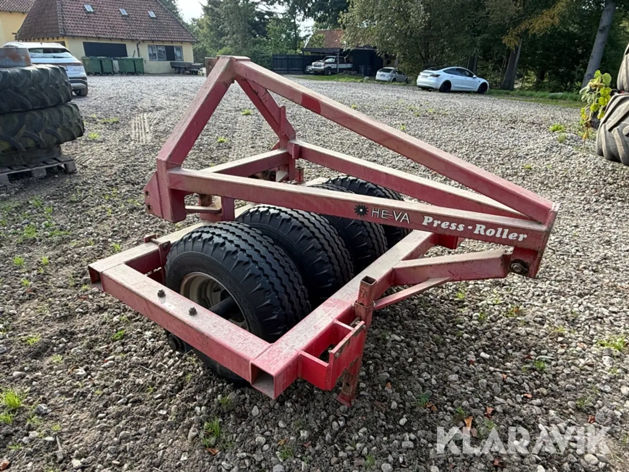 Billede 1 - Frontpakker HE-VA Press-roller 150 Med 4 gummihjul