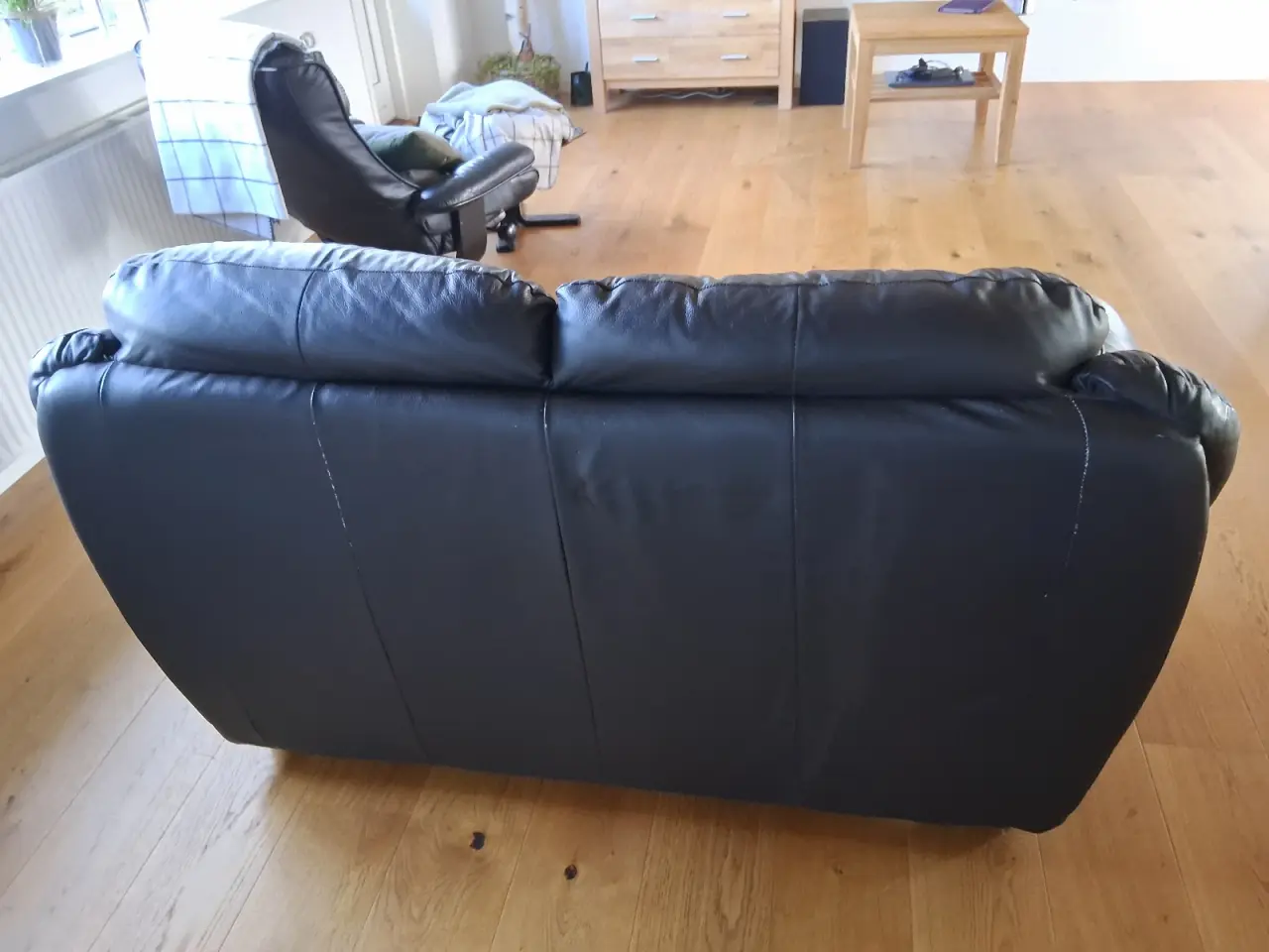 Billede 1 - Lædersofa