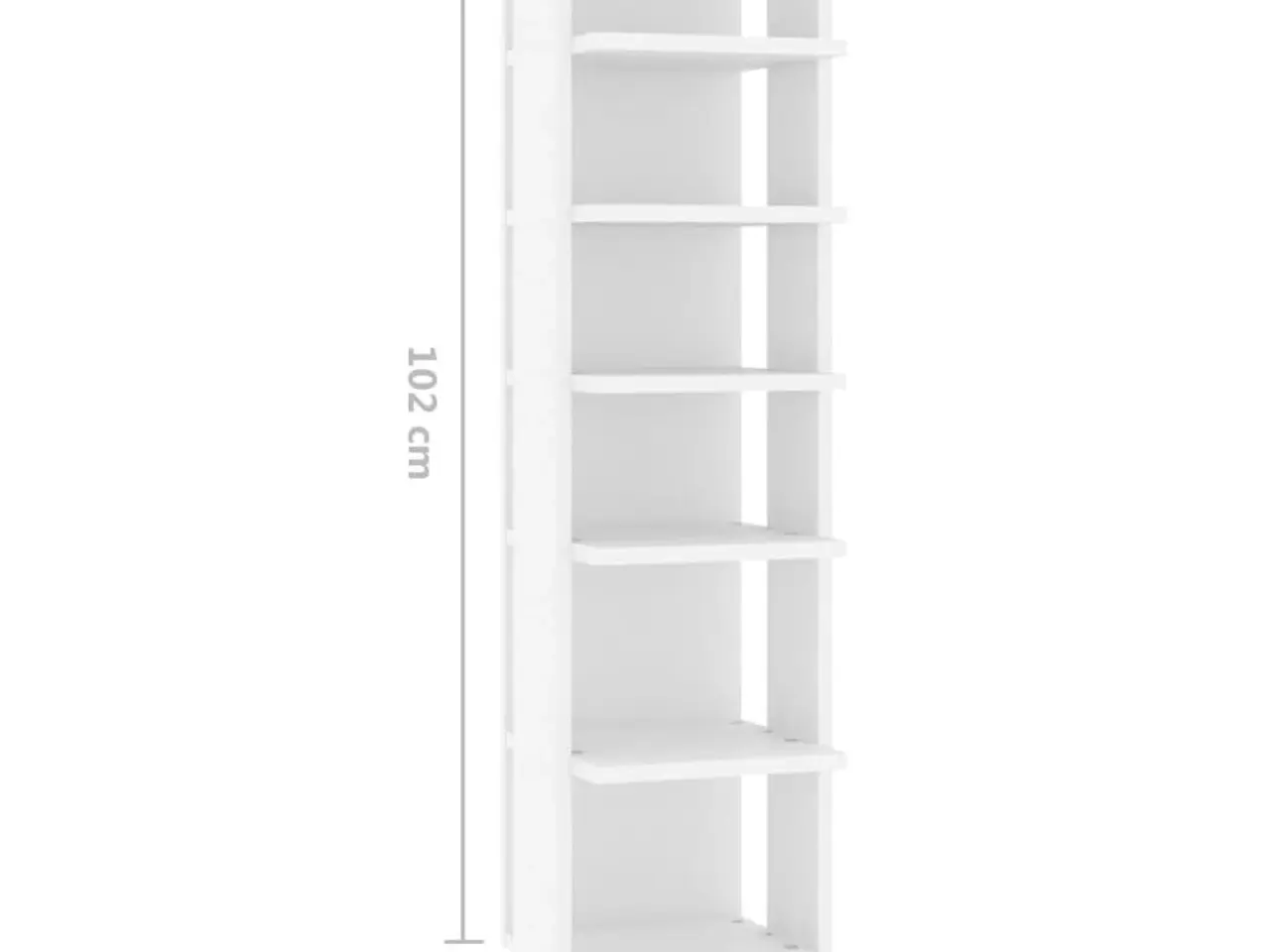 Billede 7 - Skoskab 27,5 x 27 x 102 cm - hvid