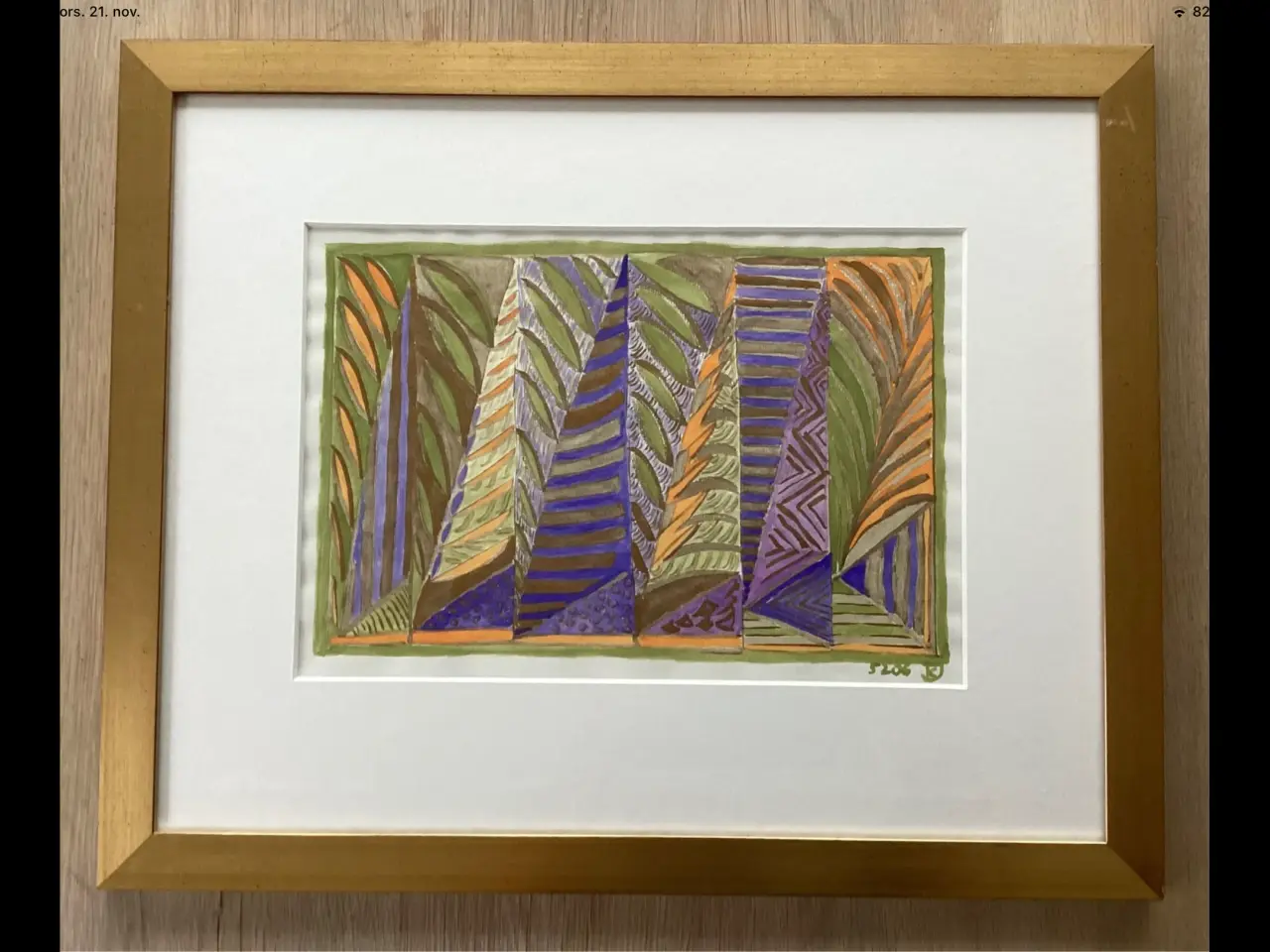 Billede 2 - Gouache akvarel Karin Johansson, Allinge