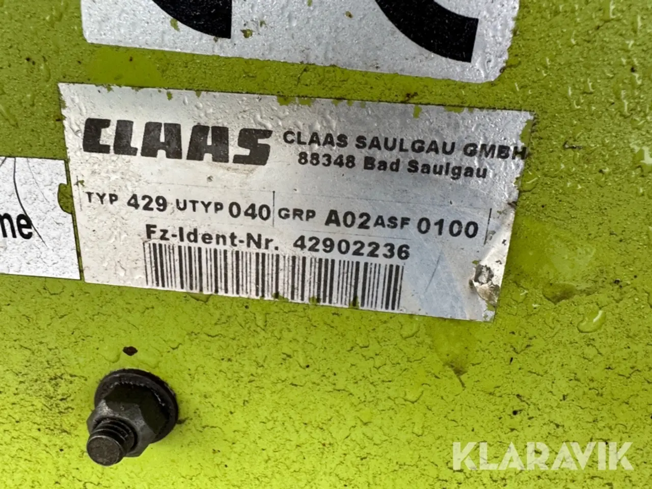 Billede 5 - Pick-Up Claas PU 380HD