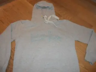 Hætte sweatshirts lysegrå str. M